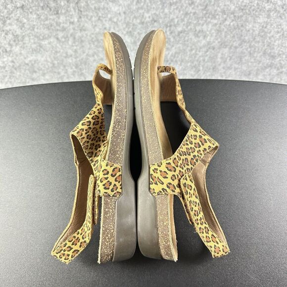 Dansko Reece Sandals Shoes Womens Size 41 EU Leopard Suede Leather 10.5-11 US* - Picture 13 of 15